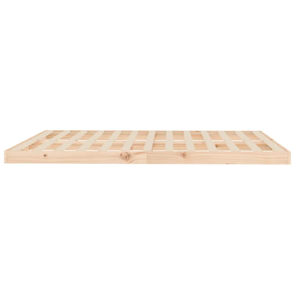 Giroletto senza Materasso-Struttura Letto 160x200 cm in Legno Massello di Pino 104508
