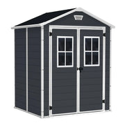 Casetta Keter Manor 6x5 grigio scuro cm 185x152x226 h