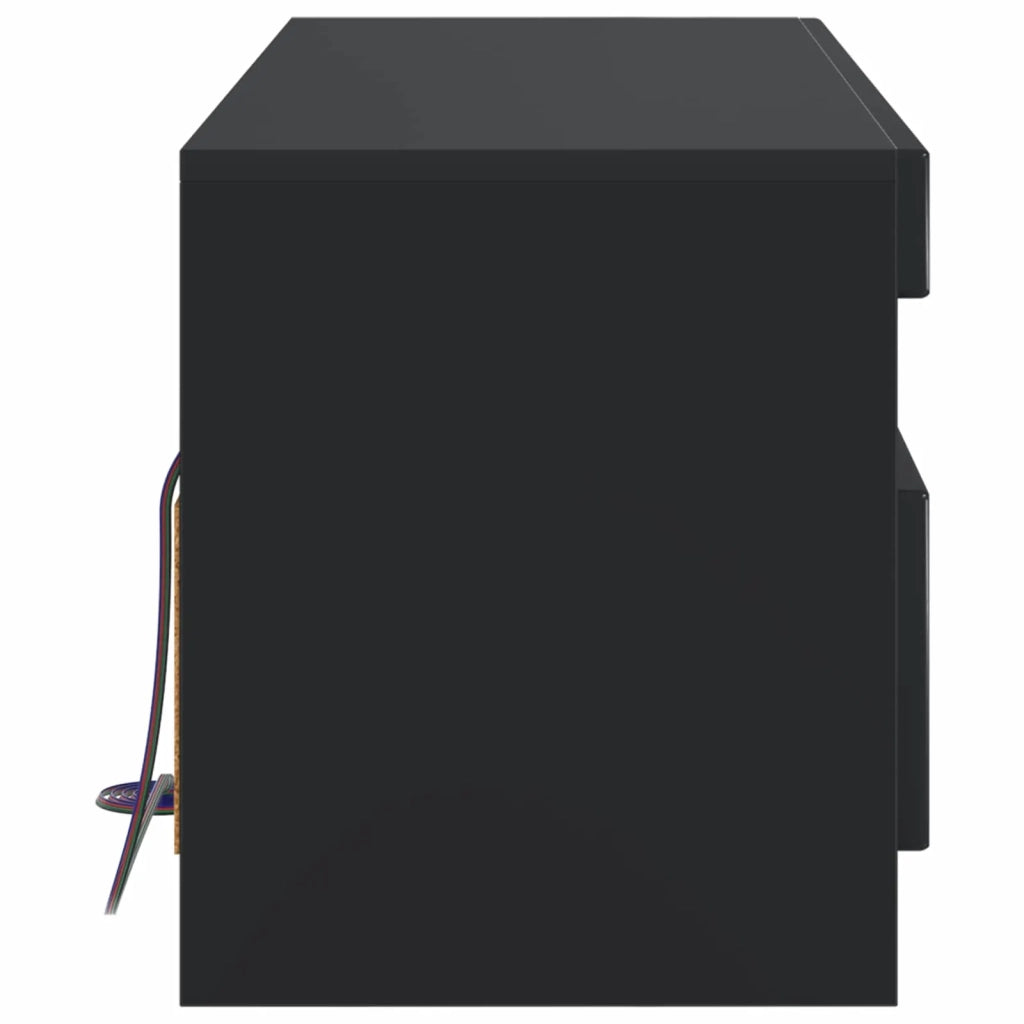 Mobile TV LED Nero Legno ingegnerizzato 897866