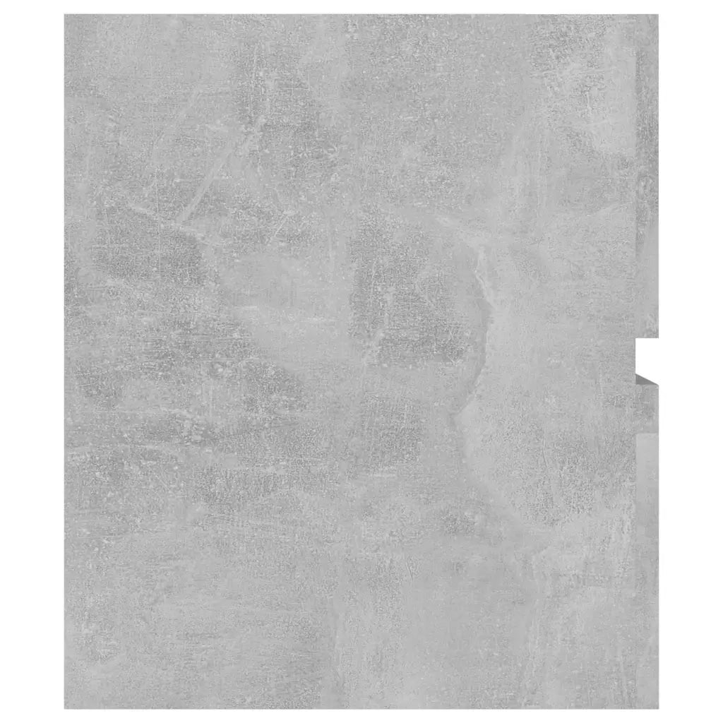 Mobile Lavabo Grigio Cemento 90x38,5x45 cm in Legno Multistrato 804759