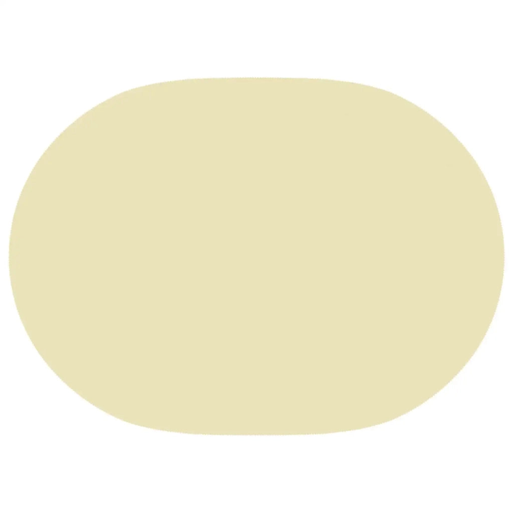 Tovaglia da Tavolo Ovale Bianco Crema 130 x 180 cm Poliestere 42039915
