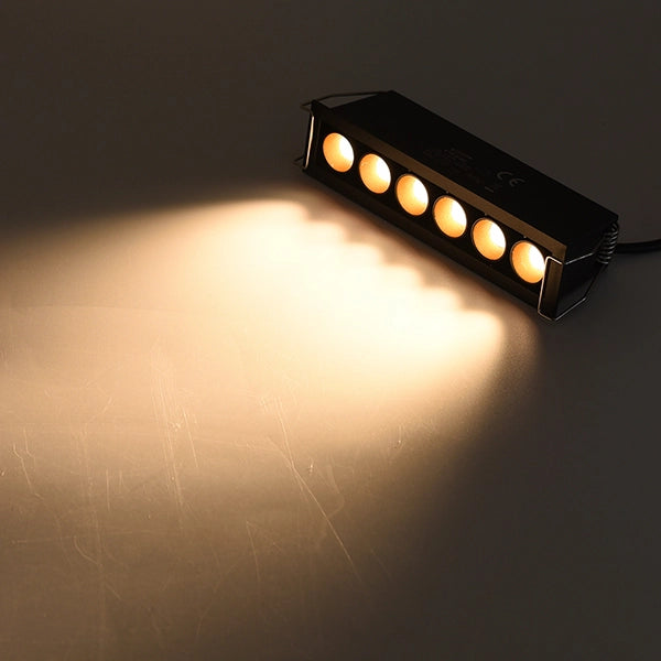 FARETTO LED RETTANGOLARE NERO DA INCASSO 11W LUCE CALDA PER CONTROSOFFITTI - ILLUMINAZIONE CON ALTA EFFICIENZA ENERGETICA E DESIGN MODERNO