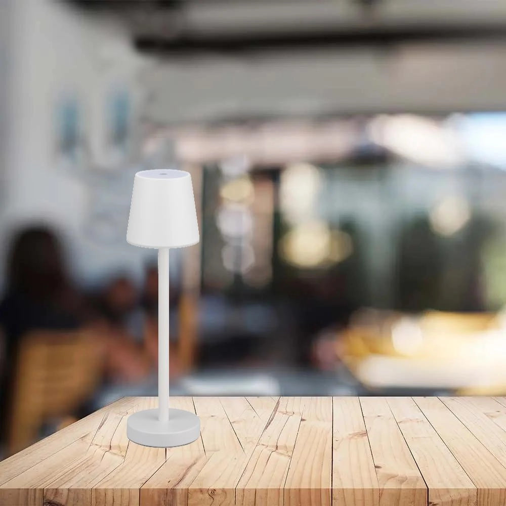 Lampada da tavolo LED 3W dimmer USB-C batteria bianca V-TAC