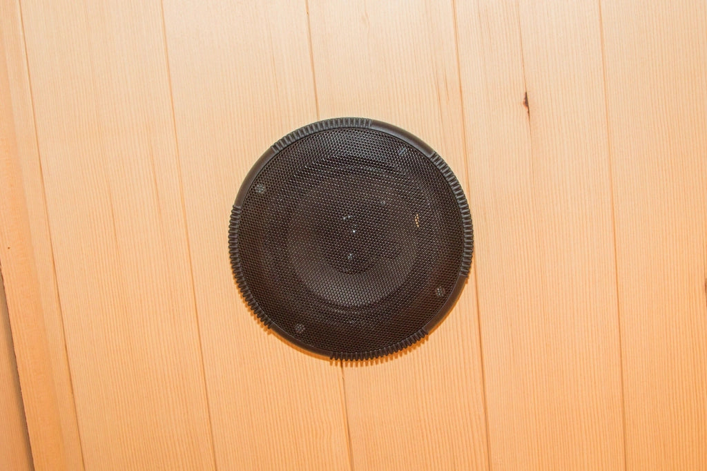 Sauna Finlandese ad Infrarossi 2/3 Posti 120x120 cm H190 in Legno di Abete Apollon 2C