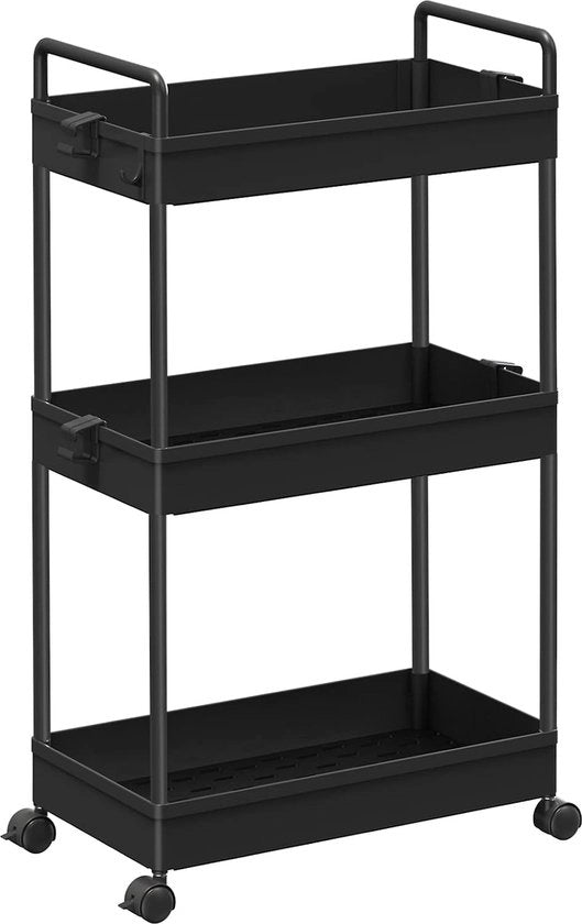 Carrello da cucina su ruote – Trolley da servizio – Carrello da cucina su ruote – Duraturo – Carrello da cucina su ruote – Trolley da servizio