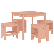 Set da Pranzo per Giardino 5 pz | Set Salotto da Giardino in Legno Massello di Douglas