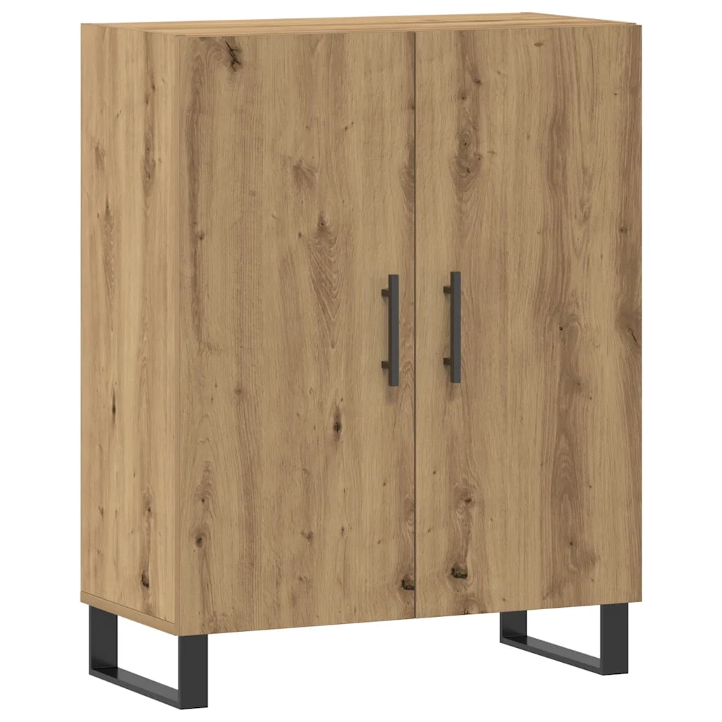 Credenza Rovere Artigianale 69,5x34x90 cm in Legno Multistrato 857182