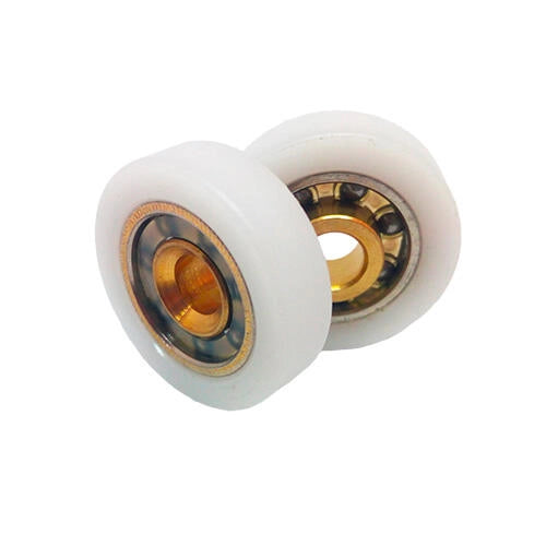 Cuscinetti per box doccia 25 CG Liscio  Kit 2 pezzi