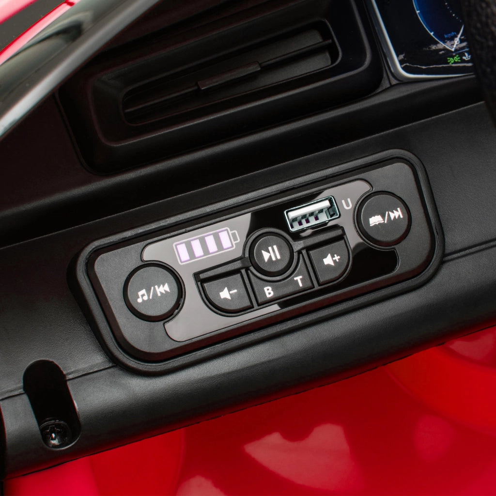 Macchina Elettrica per Bambini Licenza Maserati MC20 Velocità 3-5km/h Rosso