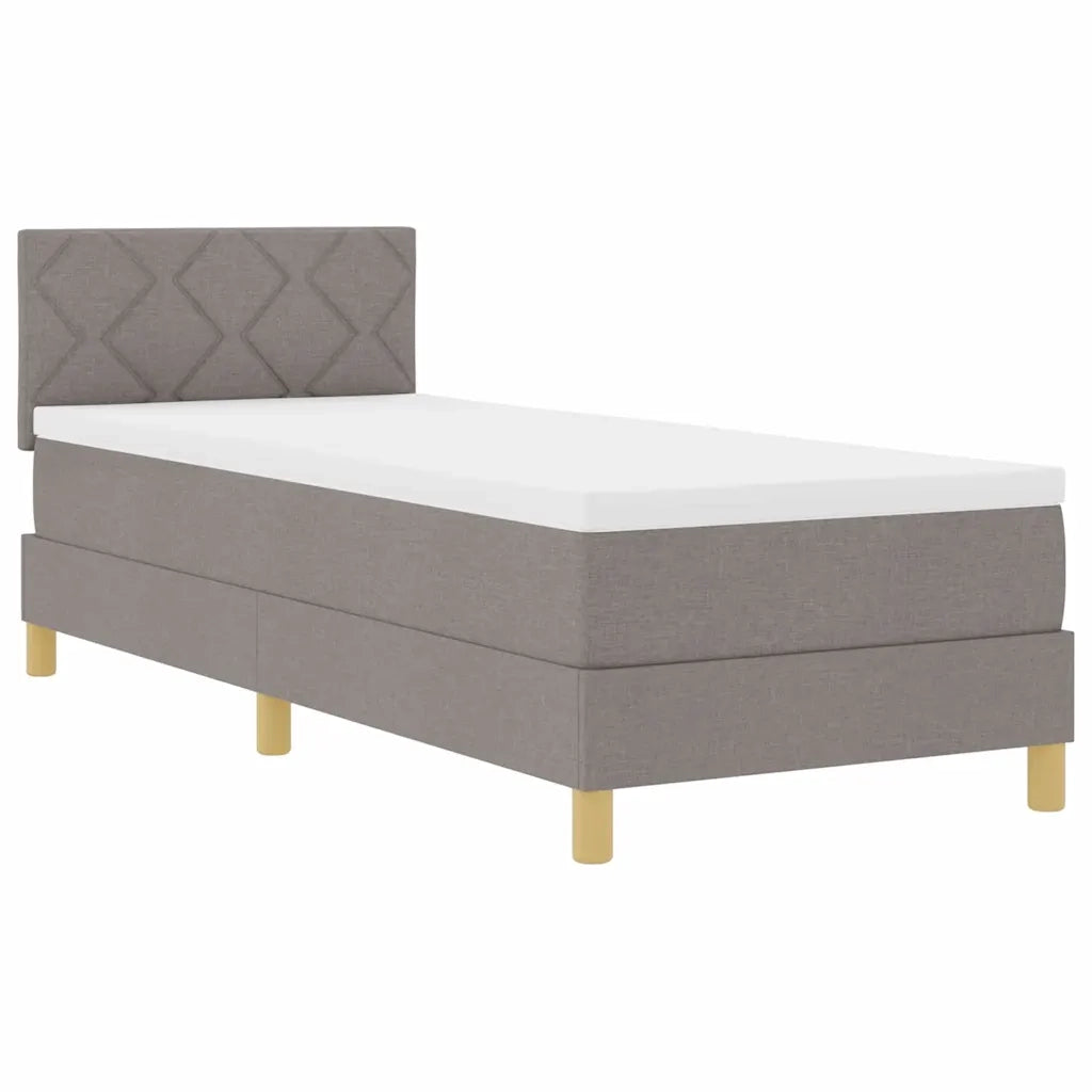 Letto a Sorgente LED con materasso Talpa 80 x 200 cm Tessuto