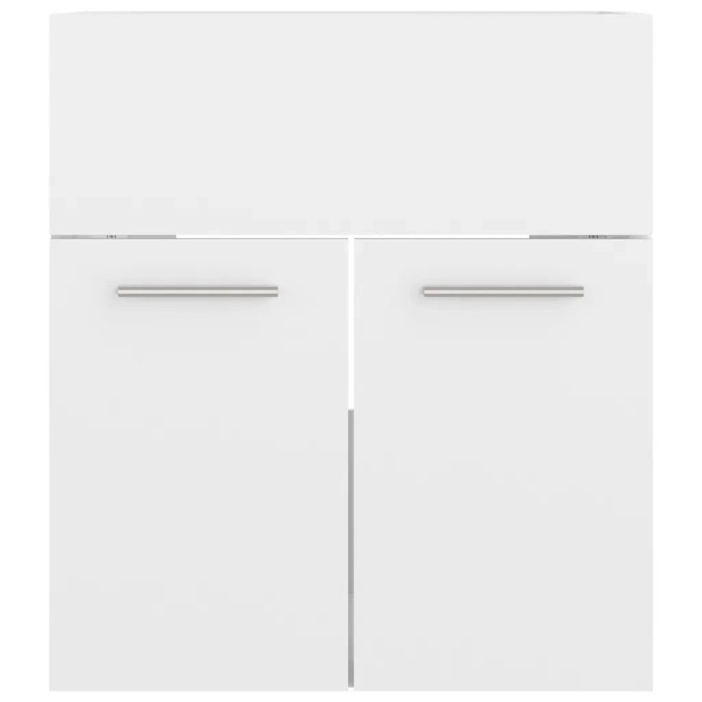 Mobile Sottolavabo Bianco Lucido 41x38,5x46 cm in Truciolato