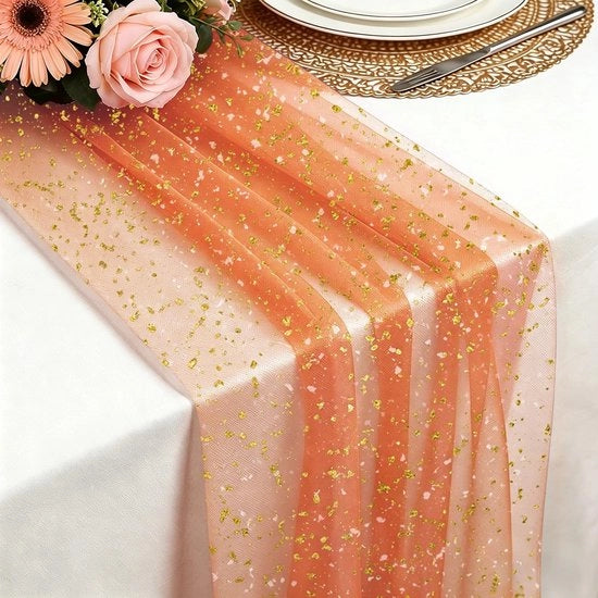 Tavolo da pranzo in velluto liscio 75 x 300 cm - Tavolo da pranzo in velluto liscio leggero - Veloce e elegante - Adatto per feste - Orli non rifiniti - Tavolo da pranzo con tovaglia