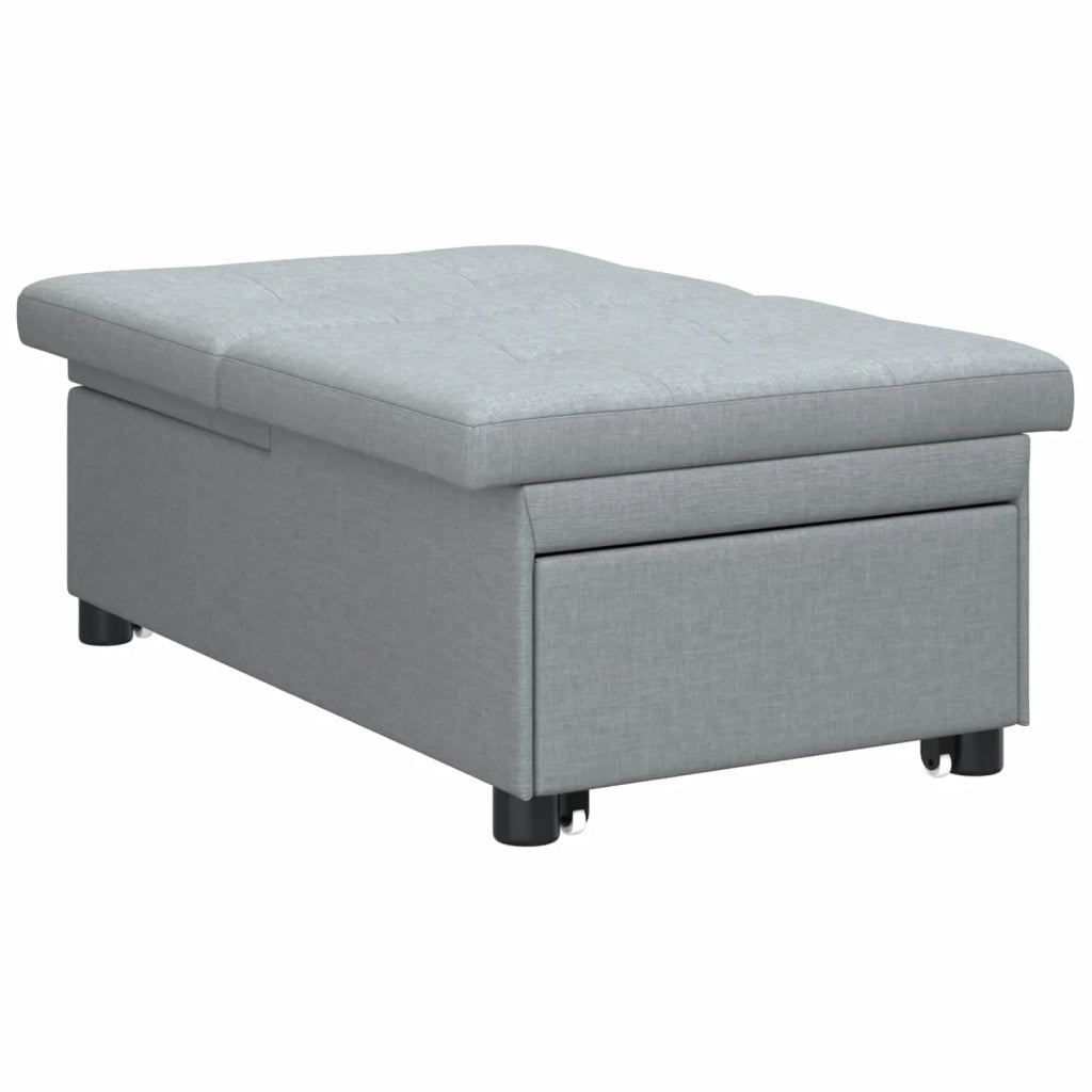 Divano letto-Sofa Letto-Daybed Grigio chiaro 194 x 50 x 82 cm Legno compensato