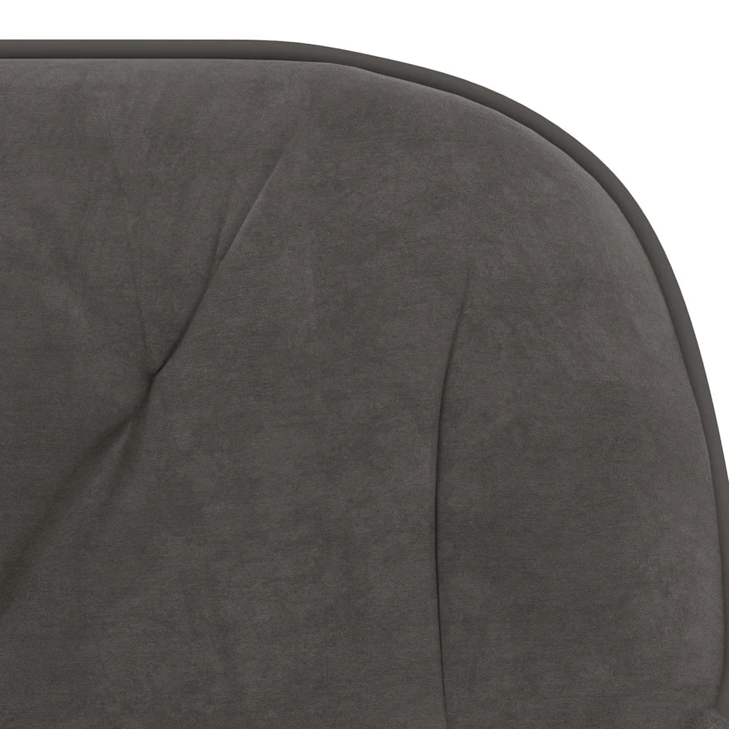 Sedia da Ufficio Girevole in Velluto Grigio Scuro cod mxl 7792