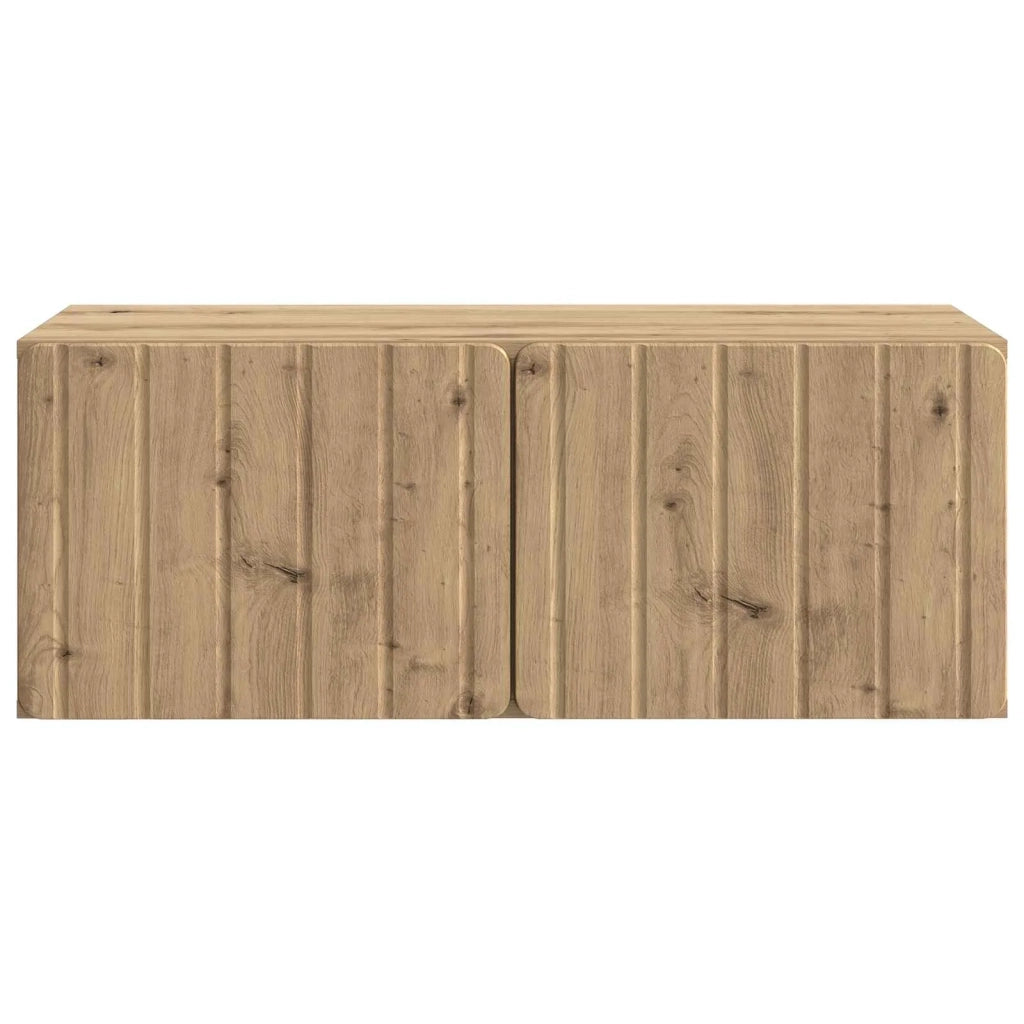 Mobile Porta TV da Muro Rovere Artigianale 78,5 x 41 x 30 cm