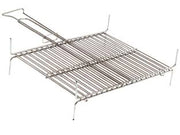 GRIGLIA DOPPIA A BARRE VERTICALI CON RINFORZO ORIZZONTALE  cm.40x48