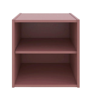 Cubo Composite con Mensola 35x35x35 cm in Compensato  Mattone