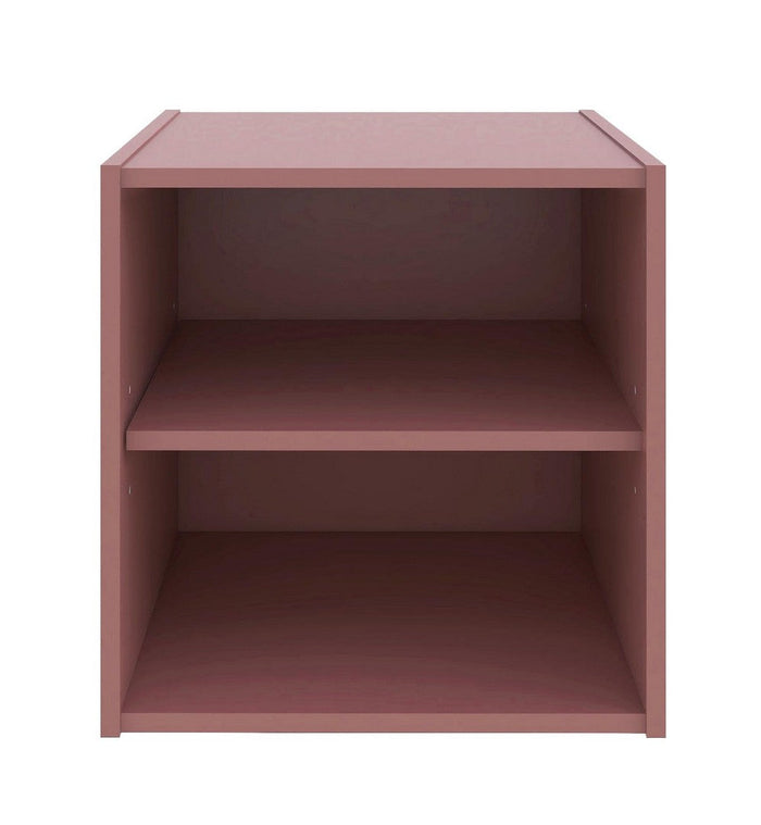 Cubo Composite con Mensola 35x35x35 cm in Compensato  Mattone