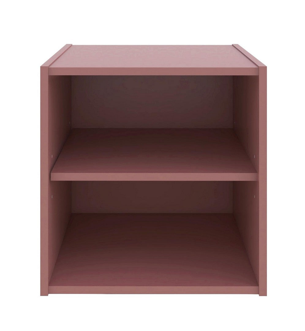 Cubo Composite con Mensola 35x35x35 cm in Compensato  Mattone