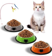 Scatolone per Gatti Antisfregio (Acciaio Inox, Arancione + Verde + Grigio)