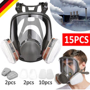 Maschera antigas completa 15-in-1 ¨C zephmum ¨C Protezione da vapori chimici e schizzi di vernice