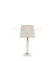 LUME PICCOLO CHERUBINI BIANCO E CROMO CON PARALUME BIANCO L.20CM 1 LUCE ATTACCO E14