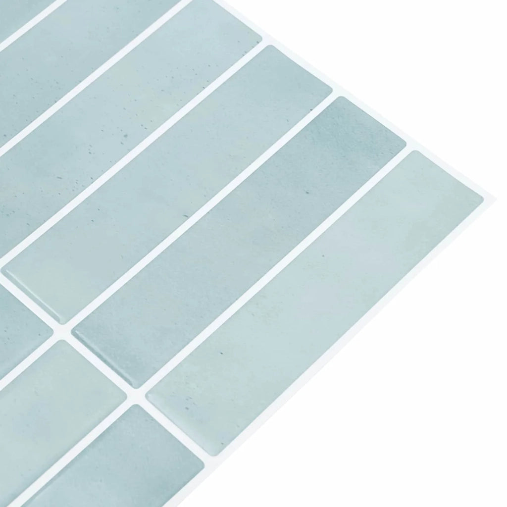 Piastrella Rettangolare 10 pcs Grigio Verde 29 x 23 x 0,08 cm