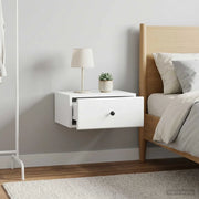 Mobiletto da notte a muro 2 pcs Bianco 49 x 34,5 x 20 cm 899126
