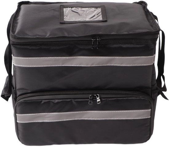 Borsa 50L Isolata - Borsa per la Ristorazione - Tasca Termica - Pannolato Espandibile - Utilizzo in Spiaggia - Grande Capacità - Tasca di Carico
