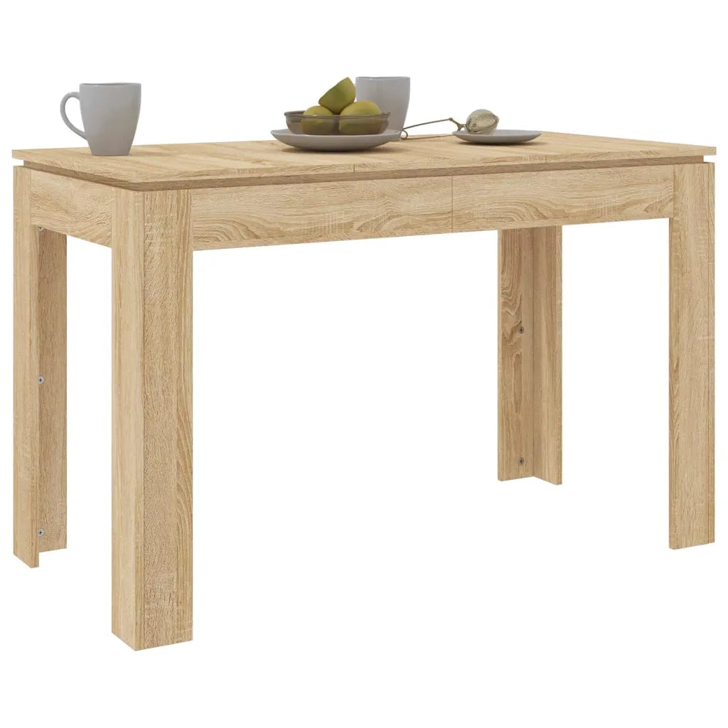 Tavolo da Pranzo | Tavolo da cucina Rovere Sonoma 120x60x76cm in Legno Multistrato