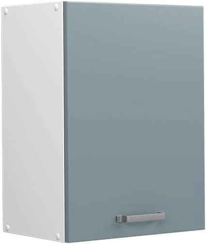 Pensile universale R-Line, Antracite lucido, 60 x 60 cm con porte, per montaggio a parete per riporre utensili domestici