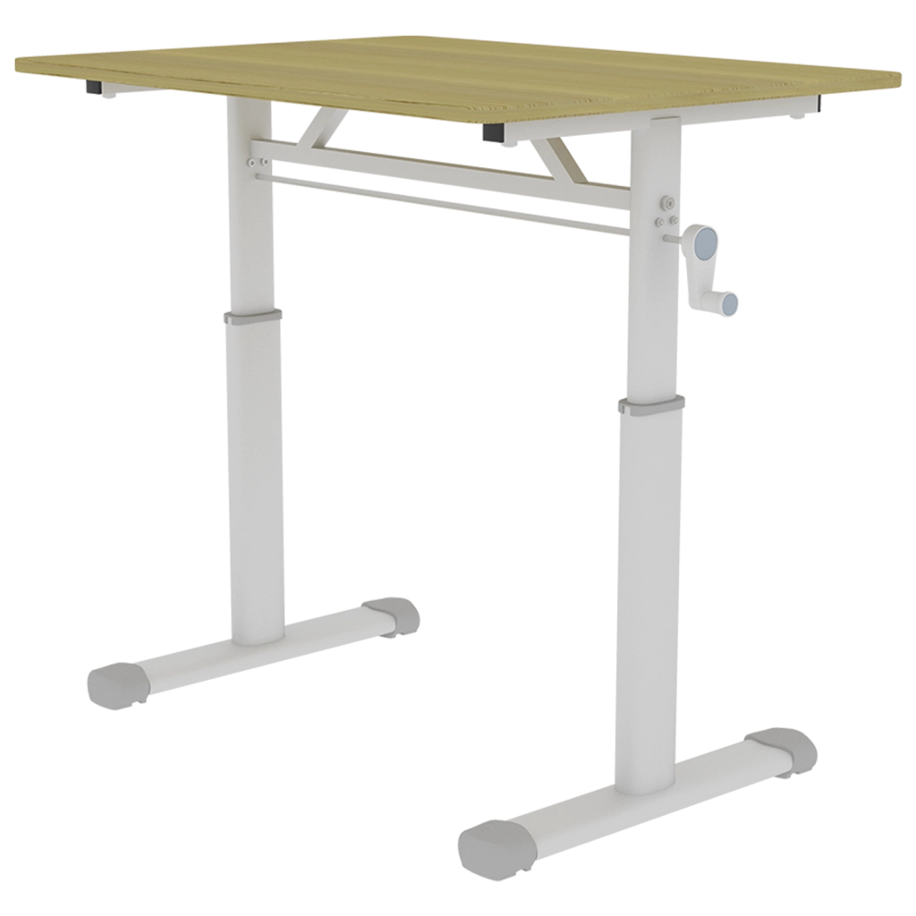 SCRIVANIA Regolabile in Altezza 88x66x11,5 cm Legno e Metallo