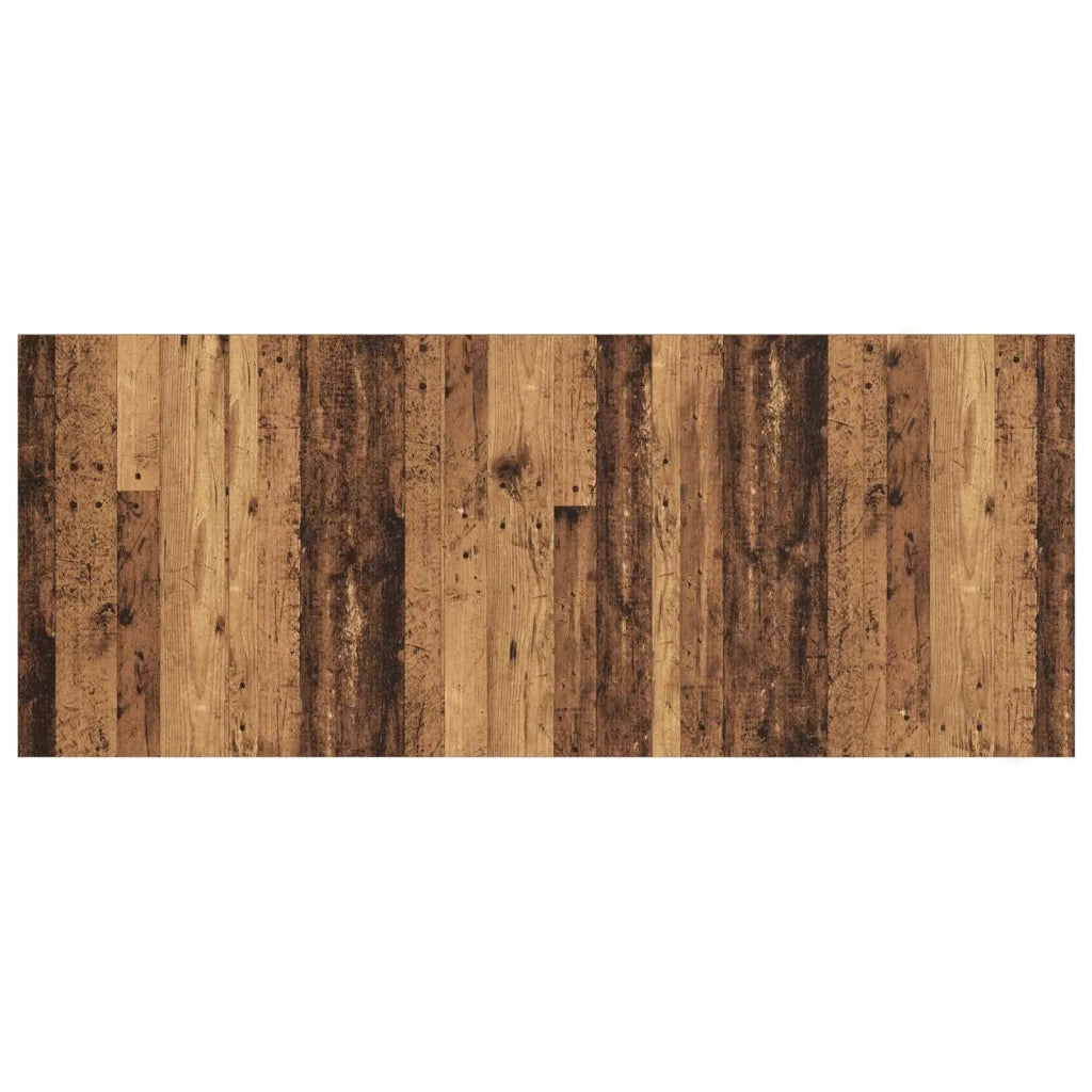 Testata con Comodino 3 pz-Set di 3 Testiera con Contenitore Legno vecchio Legno multistrato 955508