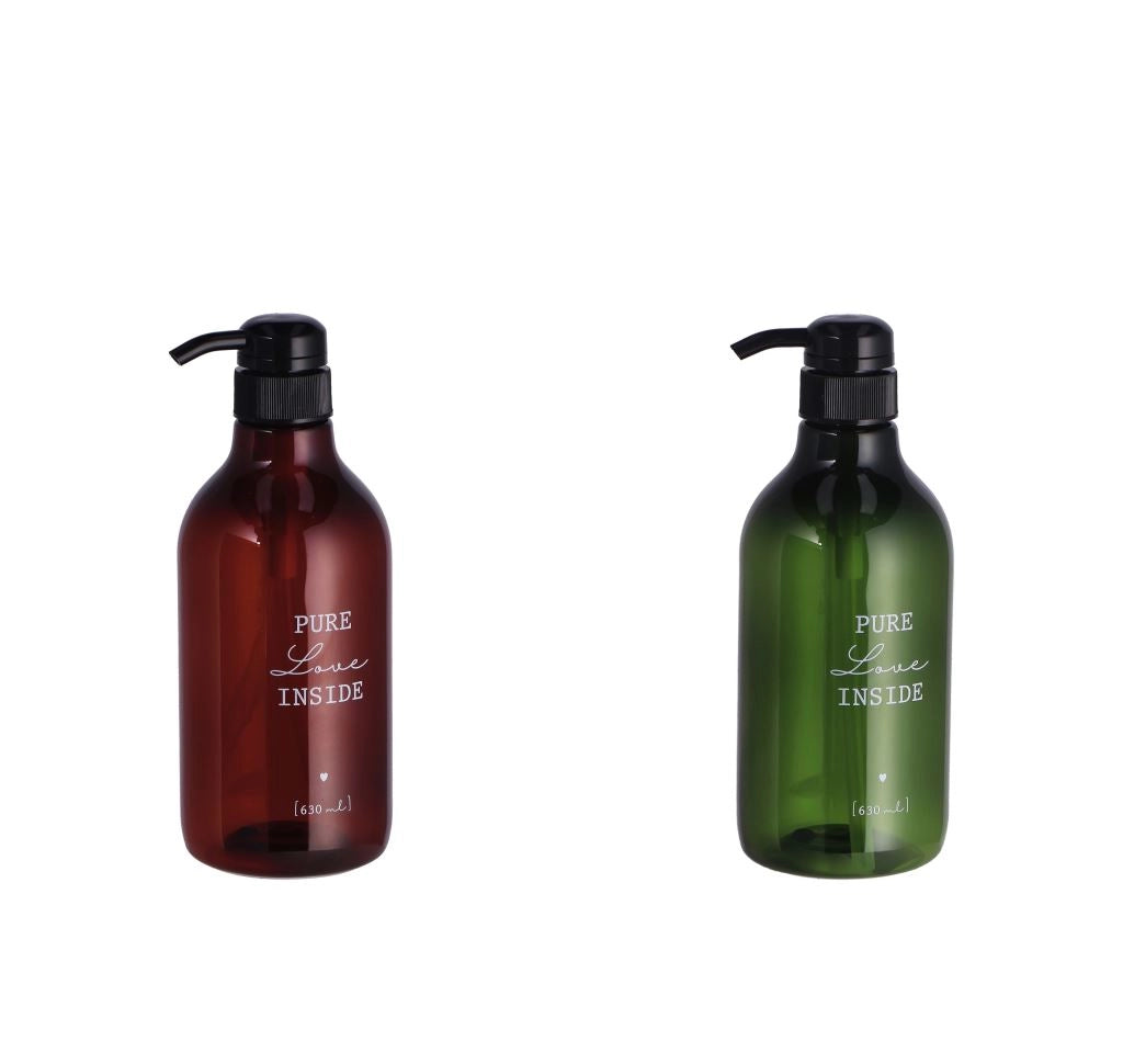 1 Pezzo Dispenser Sapone in Plastica 630 ml 21 x 9 cm 2 Colori