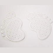 Trade Shop - Set 4pz Mezza Solette Plantare Silicone Antiscivolo Per Tacchi Cuscinetti Scarpe Invisibile -