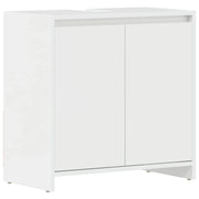 Mobile da Bagno | Armadio da bagno Bianco Lucido 60x33x61 cm in Legno Multistrato