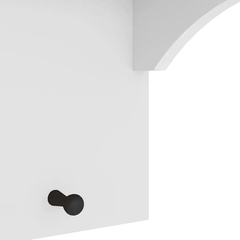 Appendiabiti da Parete SANDNES Bianco 43x30x42 cm Legno di Pino CFW6693875