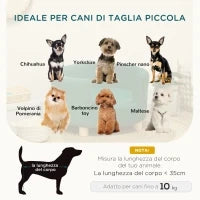 Divano per Cani Imbottito con Schienale e Cuscino Rimovibile, Cuccia per Gatto da Interno, 65x64x37 cm, Verde