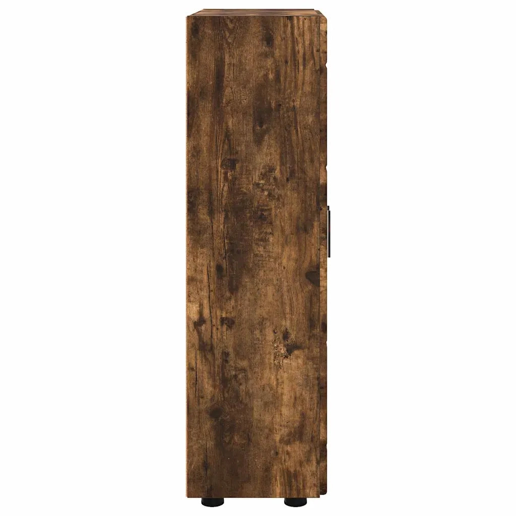 Credenza con lo scaffale FLORIN Rovere fumé 55,5 x 29 x 100 cm 880256