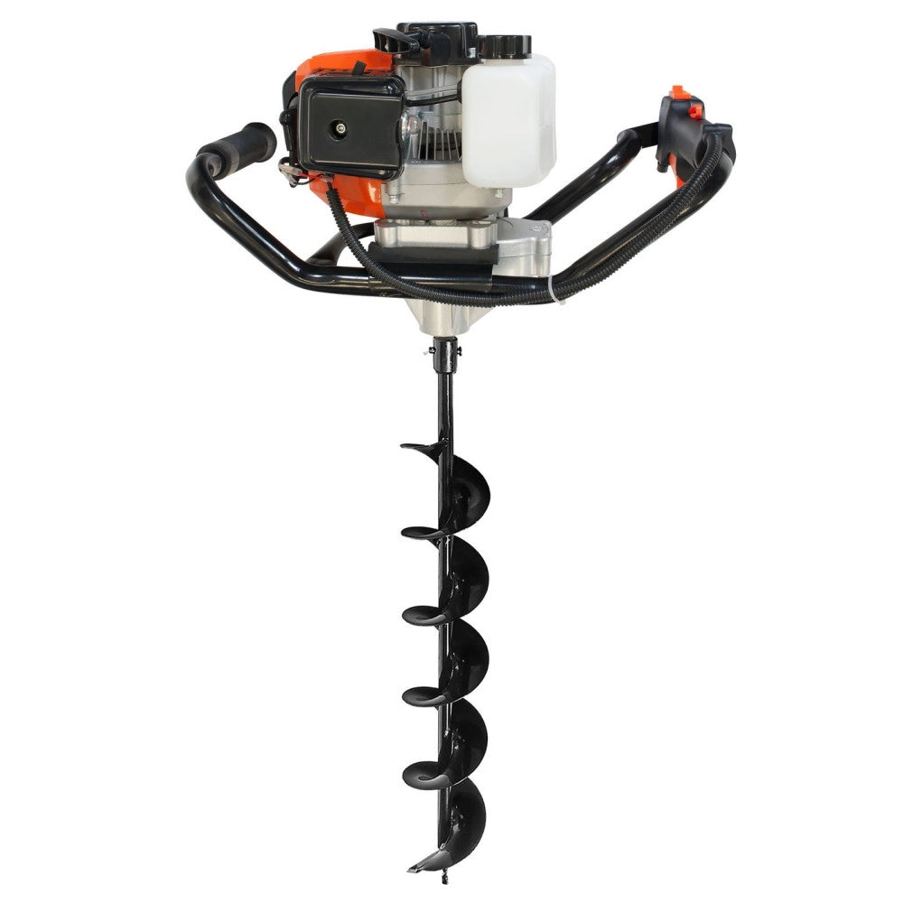 Trade Shop - Trivella Mototrivella 2 Mani Trivellatrice A Scoppio 52cc 2 Con Punta Da 150 Mm -