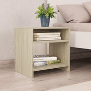 Comodino Rovere Sonoma 40x30x40 cm in Legno Multistrato 800015