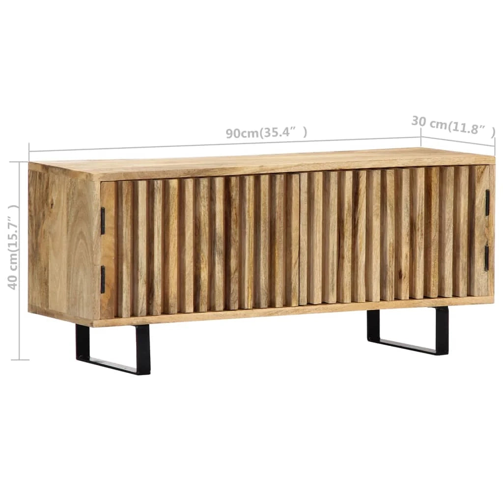 Mobile TV/credenza pratico e di design 90 cm legno massello di mango 2502020