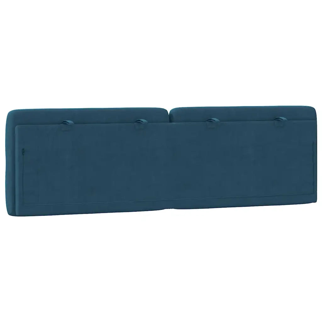 Cuscino Testiera Blu 160 cm in Velluto CFW8658460