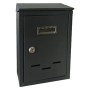 CASSETTA POSTALE 'MAGNOLIA SMALL' cm 18x6x H.26 - grigio antracite  - KASART