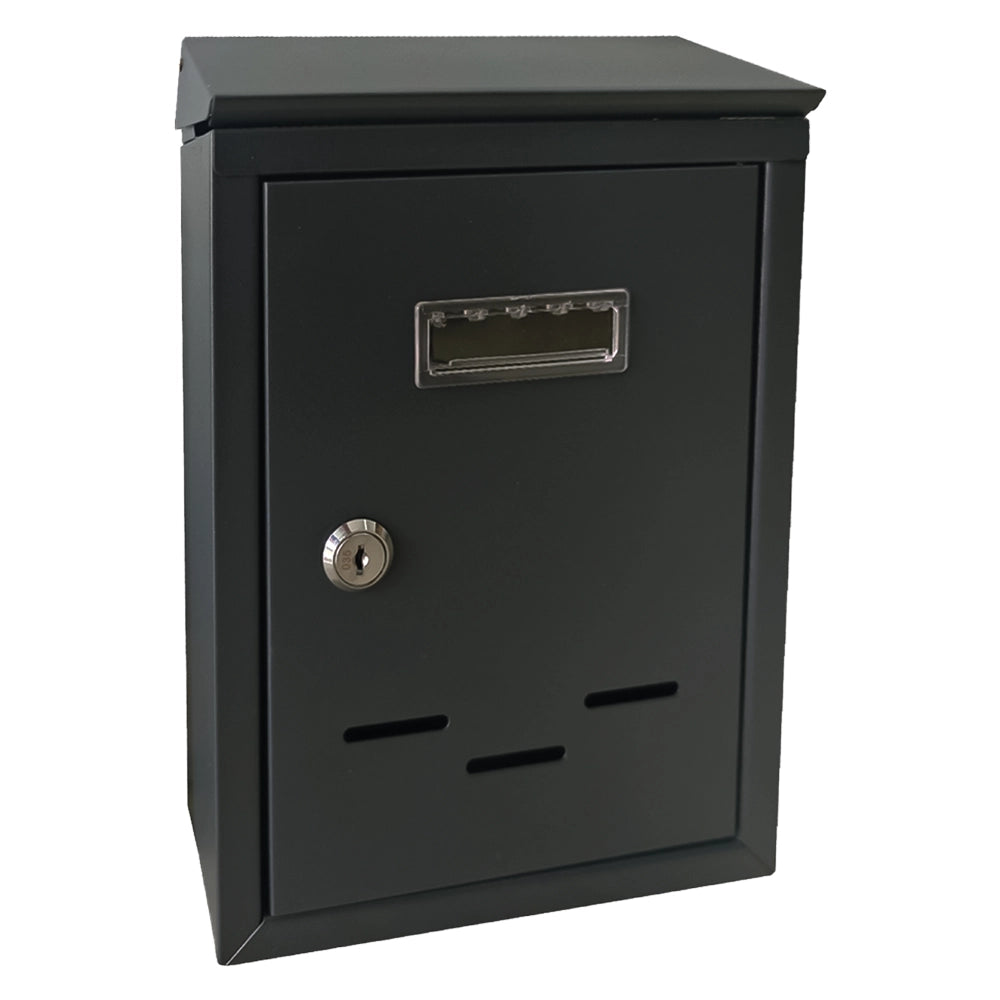 CASSETTA POSTALE 'MAGNOLIA SMALL' cm 18x6x H.26 - grigio antracite  - KASART