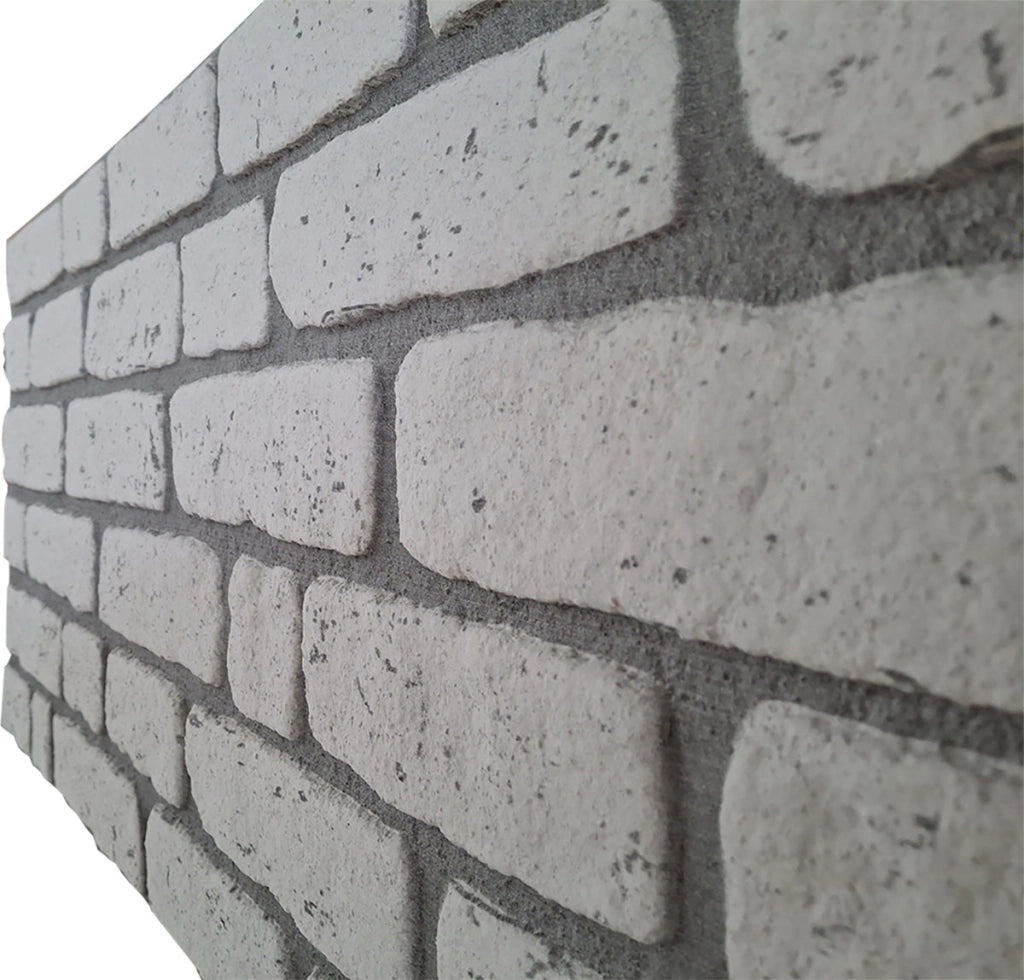 Newcastle -  Pannello finto mattone in EPS Resinato finitura ruvida Misura 100x50 Cm spessore 2 cm - RETAIL BOX da 10 pannelli (sviluppano 5 MQ)