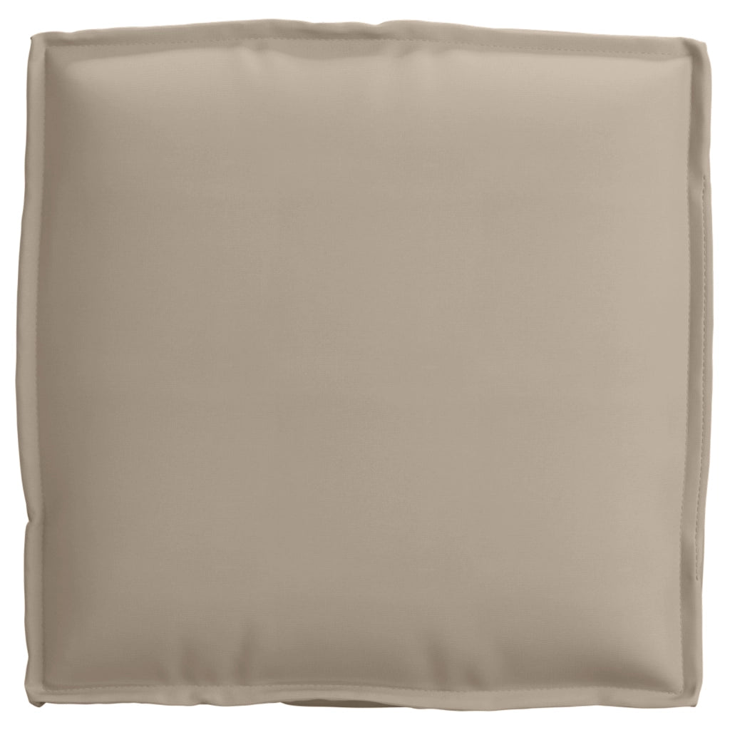 Cuscini per pallet per seduta 4 pezzi Tortora 40x40x8 cm Tessuto Oxford