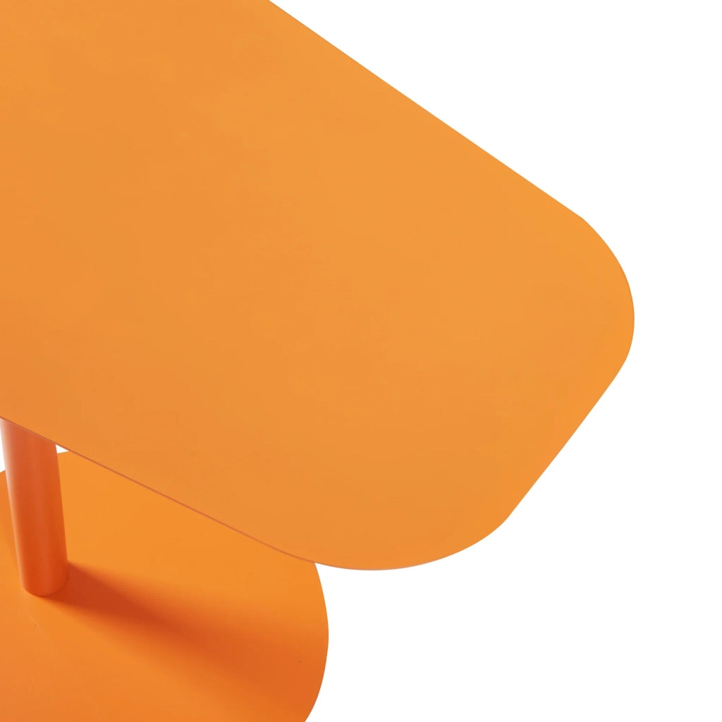 Tavolino laterale 50 x 50 x 38 cm arancione 03_0010933