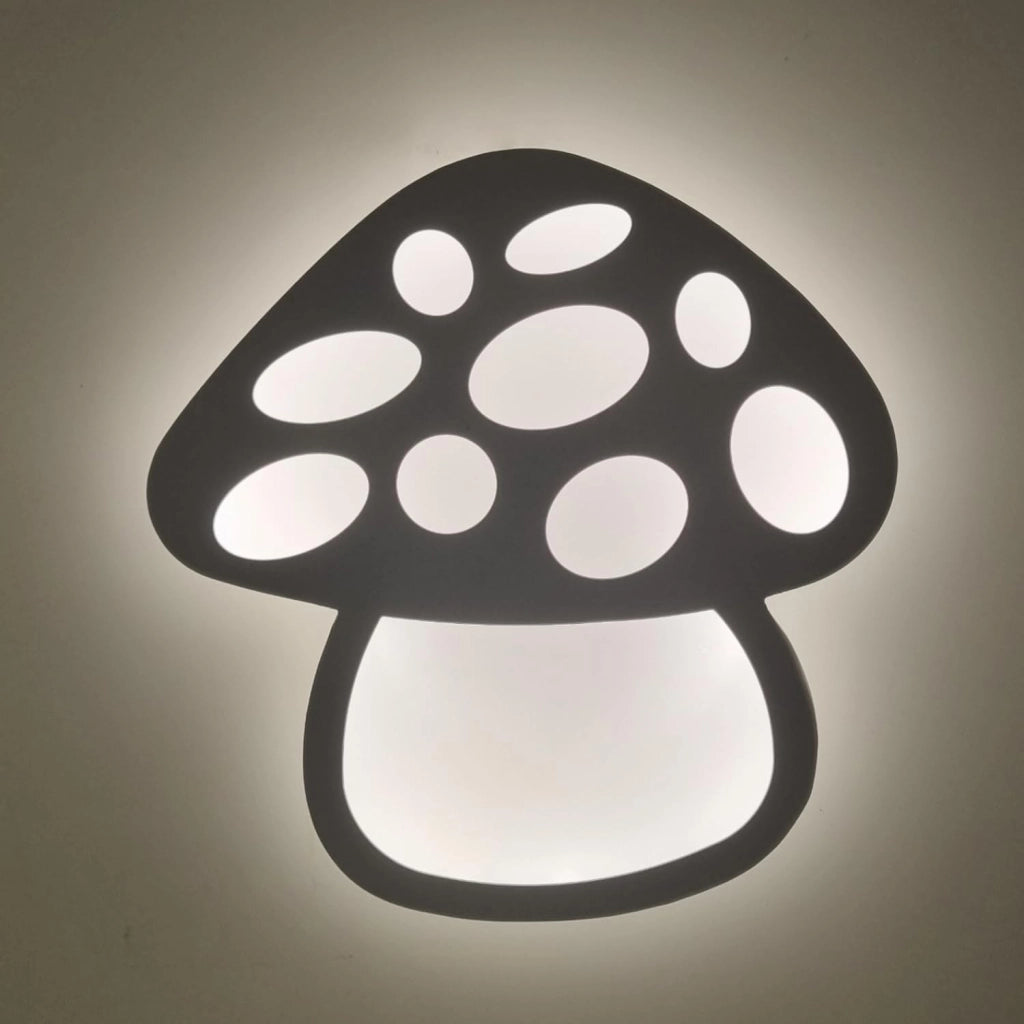 Lampada da Parete LED a Forma di Fungo 9W 630 Lumen Bianco – 3 Toni di Luce Selezionabili – Applique Cameretta Interni IP20 Design Moderno