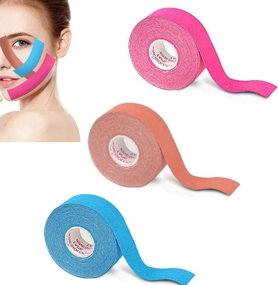 Tape per sollevamento del viso riciclabile per una pelle più stretta - strumento di bellezza anti-invecchiamento